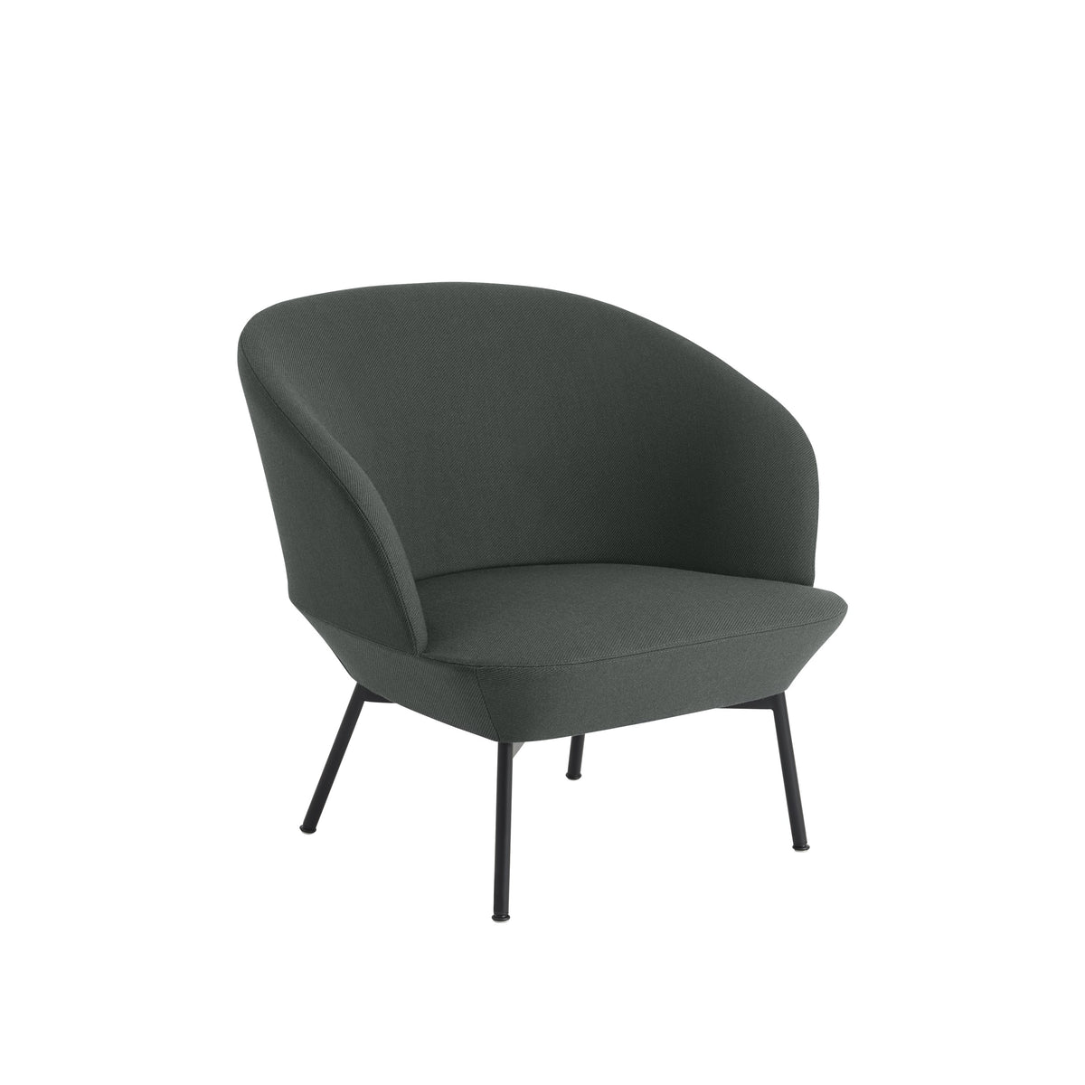 Muuto | Oslo Lounge Chair Tube Base - Twill Weave 990 – OSCAR AND WILLOW